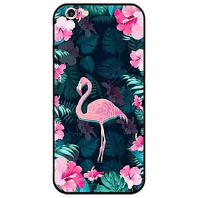 Ốp lưng dành cho Iphone 5 / 5s / 5Se - Iphone 6 / 6s - Iphone 6 Plus / 6s Plus mẫu Hạc Hồng Giữa