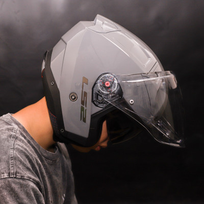 Mũ Bảo Hiểm 3/4 Hai Kính LS2 OF603 Infinity II