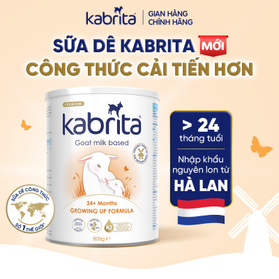 Sữa dê Kabrita số 3 cho trẻ trên 24 tháng - Lon 800g