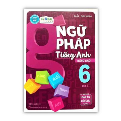 Sách - Combo Ngữ Pháp Tiếng Anh Nâng Cao Lớp 6 - Tập 1 + 2 (MG)