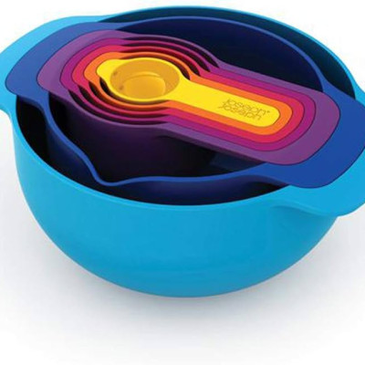 Bộ dụng cụ xếp lồng 7 món Joseph Joseph 40033  Nest Plus 7 Hàng chính hãng