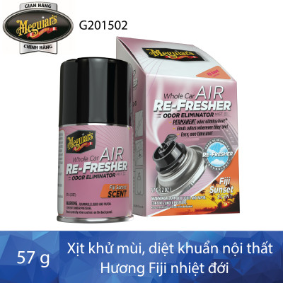 Xịt khử mùi diệt khuẩn nội thất xe hơi hương Fiji nhiệt đới( Xịt khử mùi ô tô) - Meguiar