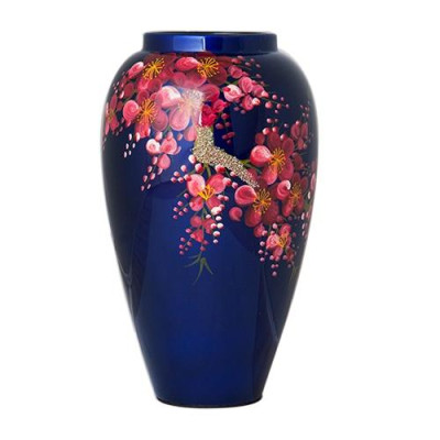 Bình lu cao Sơn Mài Cao Cấp Thanh Bình Lê size 25x13 cm Cắm Hoa, Trang Trí Kệ, Bàn Làm Việc, Quà Tặng