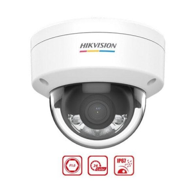 Camera IP HIKVISION 4MP DS-2CD1147G2-LUF hình ảnh màu sắc 24/7, trợ sáng ban đêm lên đến 30m, micro thu âm ,.-Hàng chính hãng