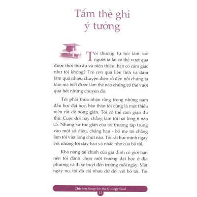 Chicken Soup For College Soul - Dành Cho Học Sinh Sinh Viên (Tái Bản)