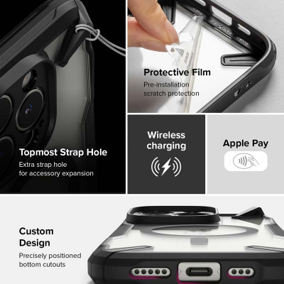 Ốp lưng cho iPhone 16 Pro Max / 16 Pro RINGKE Fusion X Magnetic - Hàng Chính Hãng