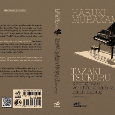 Sách - Tazaki Tsukuru không màu và những năm tháng hành hương (Haruki Murakami) - Nhã Nam Official