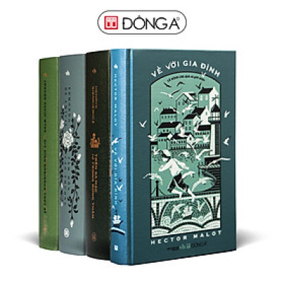 Combo 4 cuốn bìa vải (Tâm hồn cao thượng, Trên sa mạc và trong rừng thẳm, Gia đình Robinson Thụy Sỹ, Về với gia đình)
