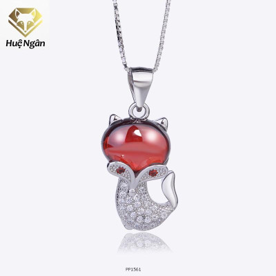 Dây chuyền bạc 925 Huệ Ngân - Hồ ly phong thủy may mắn PP1561