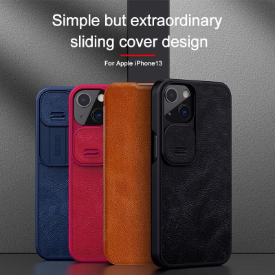 Bao da ví cái thẻ cho Smart Phone 14 Pro Max , 14 PLus , 13 Pro max có lắp trượt bảo vệ camera cao cấp hiệu NIllkin - hàng nhập khẩu