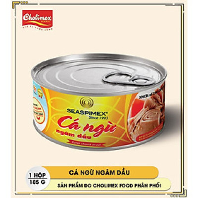Cá ngừ ngâm dầu seaspimex 185g