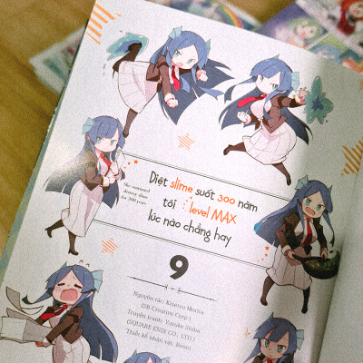 Combo 2 Cuốn sách: [Combo Manga] Diệt Slime Suốt 300 Năm, Tôi Levelmax Lúc Nào Chẳng Hay (Tập 8 + 9)