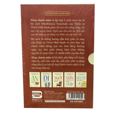 Sống Chánh Niệm - Mindfullness Essentials Bộ 5 Cuốn  (PB)