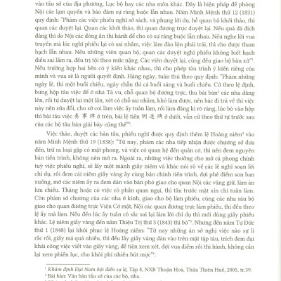 (Bìa cứng - In màu - Phiên bản 2022) NGỰ PHÊ TRÊN CHÂU BẢN TRIỀU NGUYỄN (1802 – 1945) – Trung tâm Lưu trữ quốc gia I biên soạn - NXB ĐH Sư phạm 