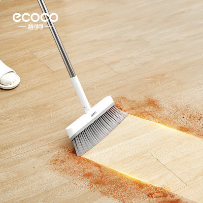 Bộ chổi quét nhà cán dài kèm hót rác 2 in 1 xoay 180 độ gấp gọn lông mềm cao cấp tiện dụng thông minh mới E2396