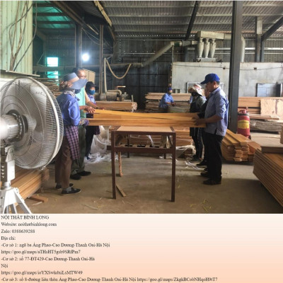 Bàn ghế gỗ sồi