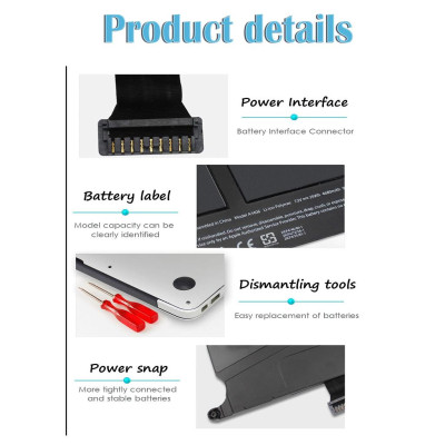 Pin Tương Thích Cho Macbook Air 11 Inch A1465 ( 2013-2014-2015 ) TEEEMO PC Hàng Nhập Khẩu New Seal