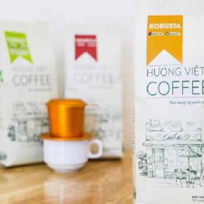 Cà Phê Robusta Rang Mộc Nguyên Chất 1Kg