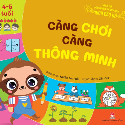 Combo Càng Chơi Càng Thông Minh - Giúp Bé Rèn Luyện Tư Duy Qua 1600 Câu Đố (4 Cuốn)