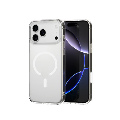 Ốp Lưng Trong Camera Control Magnetic MIPOW KINGBULL cho iPhone 17 Pro Max, Chống Sốc, Tempered Transparent Case_ Hàng chính hãng