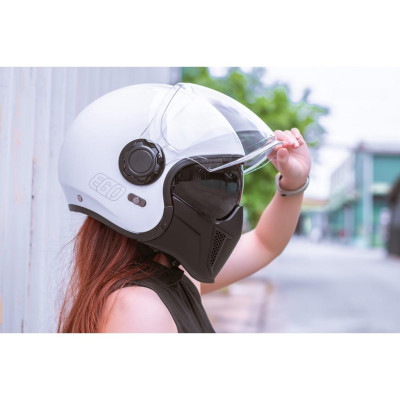 KÍNH CHẮN MŨ 3/4 EGO E-5 (KHÔNG BAO GỒM HÀM VÀ MŨ) - GARA20