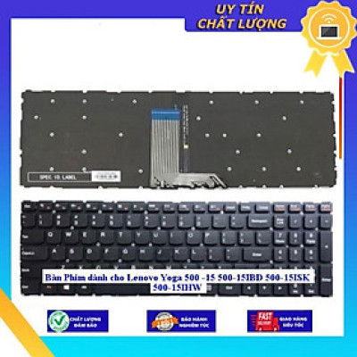 Bàn Phím dùng cho Lenovo Yoga 500 -15 500-15IBD 500-15ISK 500-15IHW  - CÓ ĐÈN - Hàng Nhập Khẩu New Seal