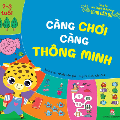Combo Càng Chơi Càng Thông Minh - Giúp Bé Rèn Luyện Tư Duy Qua 1600 Câu Đố (4 Cuốn)
