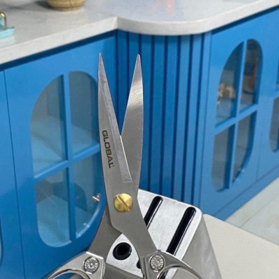 Bộ dao cao cấp đúc liền nguyên khối Global Yoshikin Nhật Bản 7 món hàng chính hãng