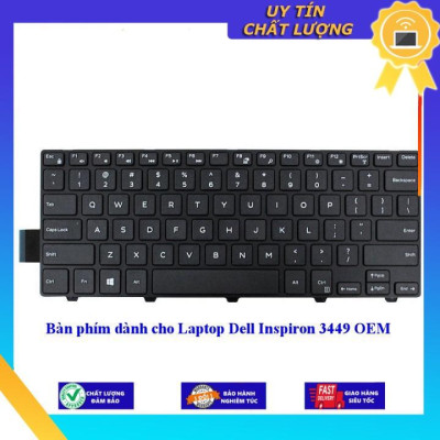 Bàn phím dùng cho Laptop Dell Inspiron 3449 - Hàng Nhập Khẩu New Seal