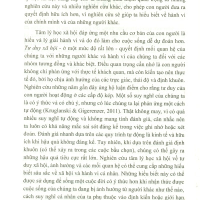 Tâm Lý Học Xã Hội Trong Cuộc Sống Hiện Đại (Tái bản lần 1) - Bìa mềm