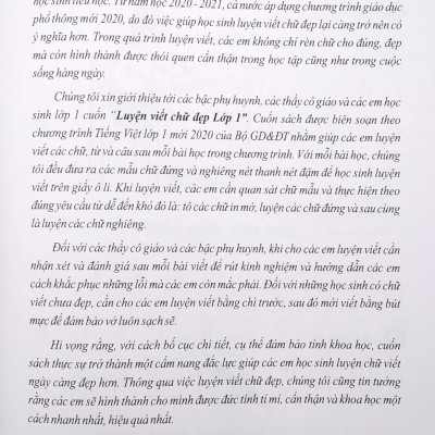 Luyện Viết Chữ Đẹp Lớp 1 - Tập 2