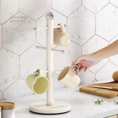 Giá treo cốc mrbin UK Tina màu trắng kem Retro Hàng chính hãng