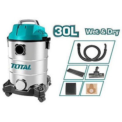 MÁY HÚT BỤI 30 LÍT 1300W TVC13301 TOTAL - HÀNG CHÍNH HÃNG