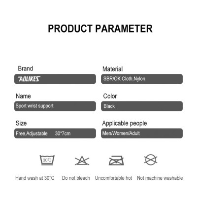 Bộ 2 băng quấn bảo vệ cổ tay AOLIKES A-7932-2 Sport wrist support