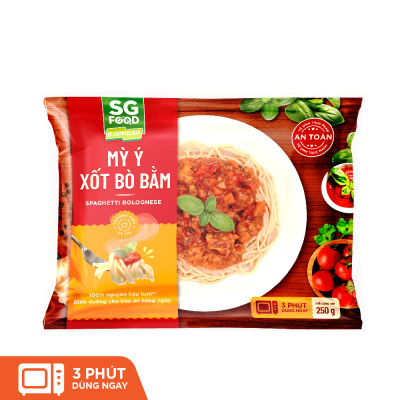Mỳ Ý xốt Bò Bằm SG Food Túi 250g