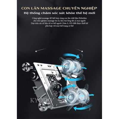 KYODO - Ghế Massage Toàn thân KD-888
