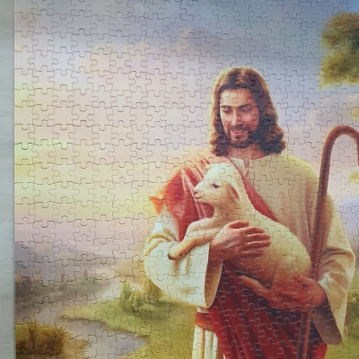 Bộ tranh xếp hình cao cấp 1000 mảnh – Lost Ship With Jesus (50x80cm)