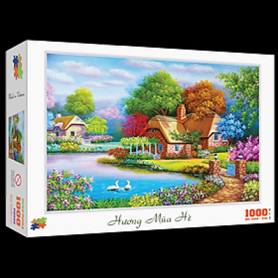 Bộ tranh xếp hình cao cấp 1000 mảnh – Hương Mùa Hè (50x80cm)