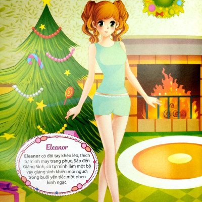 368 Bóc Dán Sticker - Hình Dán Trang Phục Công Chúa - Quyển 6 - Bách Biến