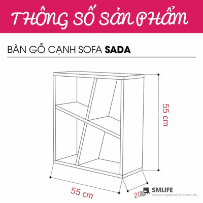 Bàn cạnh sofa SMLIFE Sada