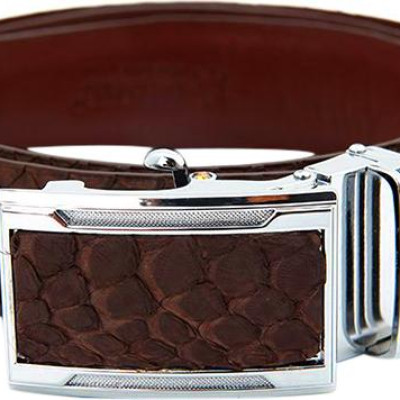 Thắt Lưng Nam Da Trăn VIP Huy Hoàng HT4343 - Nâu