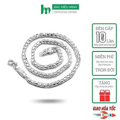 Dây Chuyền Nam - Hình Rồng - Bảo Hành Vĩnh Viễn ( Hàng Chính Hãng ) Bạc Hiểu Minh DBN024