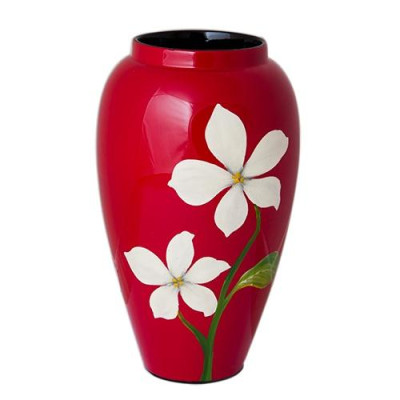 Bình lu cao Sơn Mài Cao Cấp Thanh Bình Lê size 25x13 cm Cắm Hoa, Trang Trí Kệ, Bàn Làm Việc, Quà Tặng