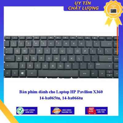 Bàn phím dùng cho Laptop HP Pavilion X360 14-ba065tu 14-ba066tu  - Hàng Nhập Khẩu New Seal