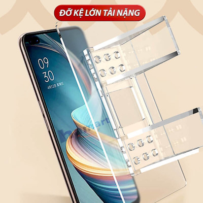 Móc Tam Giác Đôi Đỡ Kệ Gỗ Lớn Kê Giá Chia Ngăn Tủ Quần Áo Vách Nhựa Bếp Ke Góc L Dán Tường Siêu Dính