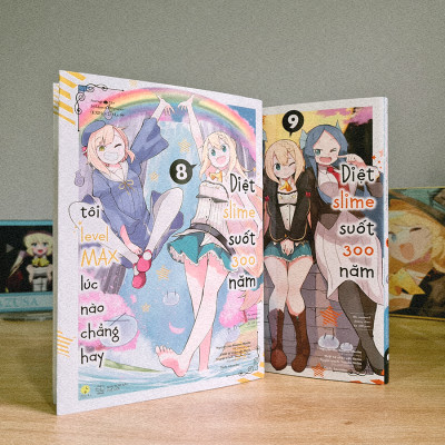 Combo 2 Cuốn sách: [Combo Manga] Diệt Slime Suốt 300 Năm, Tôi Levelmax Lúc Nào Chẳng Hay (Tập 8 + 9)