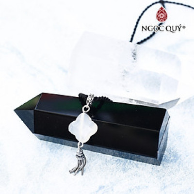 Mặt dây chuyền chữ thập đá mã não - Ngọc Quý