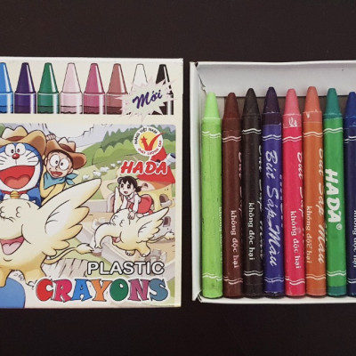 Túi tô màu song ngữ Anh Việt - Tô màu sáng tạo cho trẻ 3 - 4 tuổi - Tặng kèm bộ sáp 12 màu