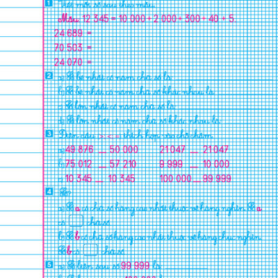 Sách - Combo 2 cuốn Vở Ô Li Bài Tập Toán 4  (Biên Soạn theo CT GDPT mới) - ndbooks