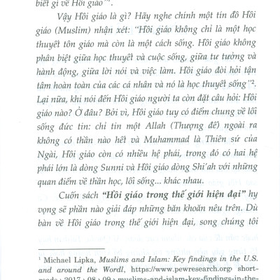 Hồi Giáo Trong Thế Giới Hiện Đại